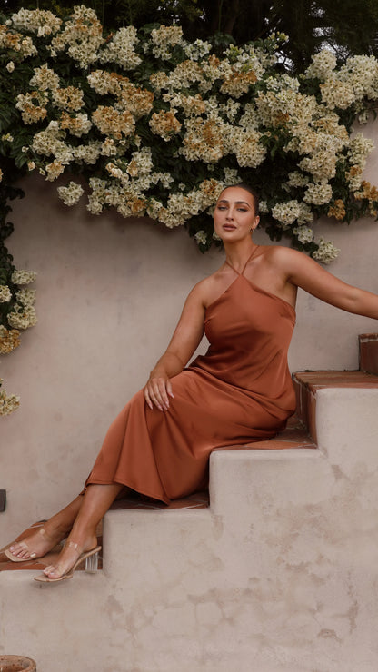 Chiara Maxi Dress Copper