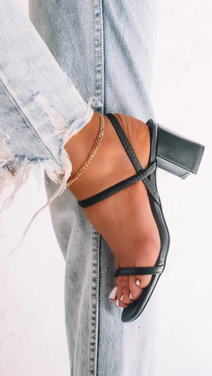 Balton Mule Heels Black