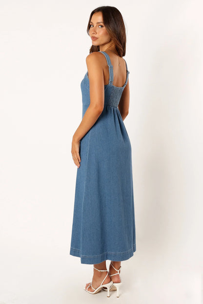 Bettie Midi Dress Denim