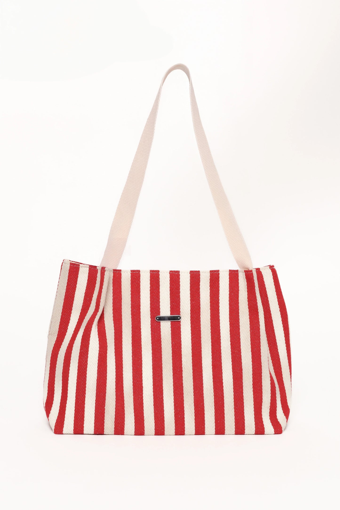 Ruby Beach Bag Red Stripe