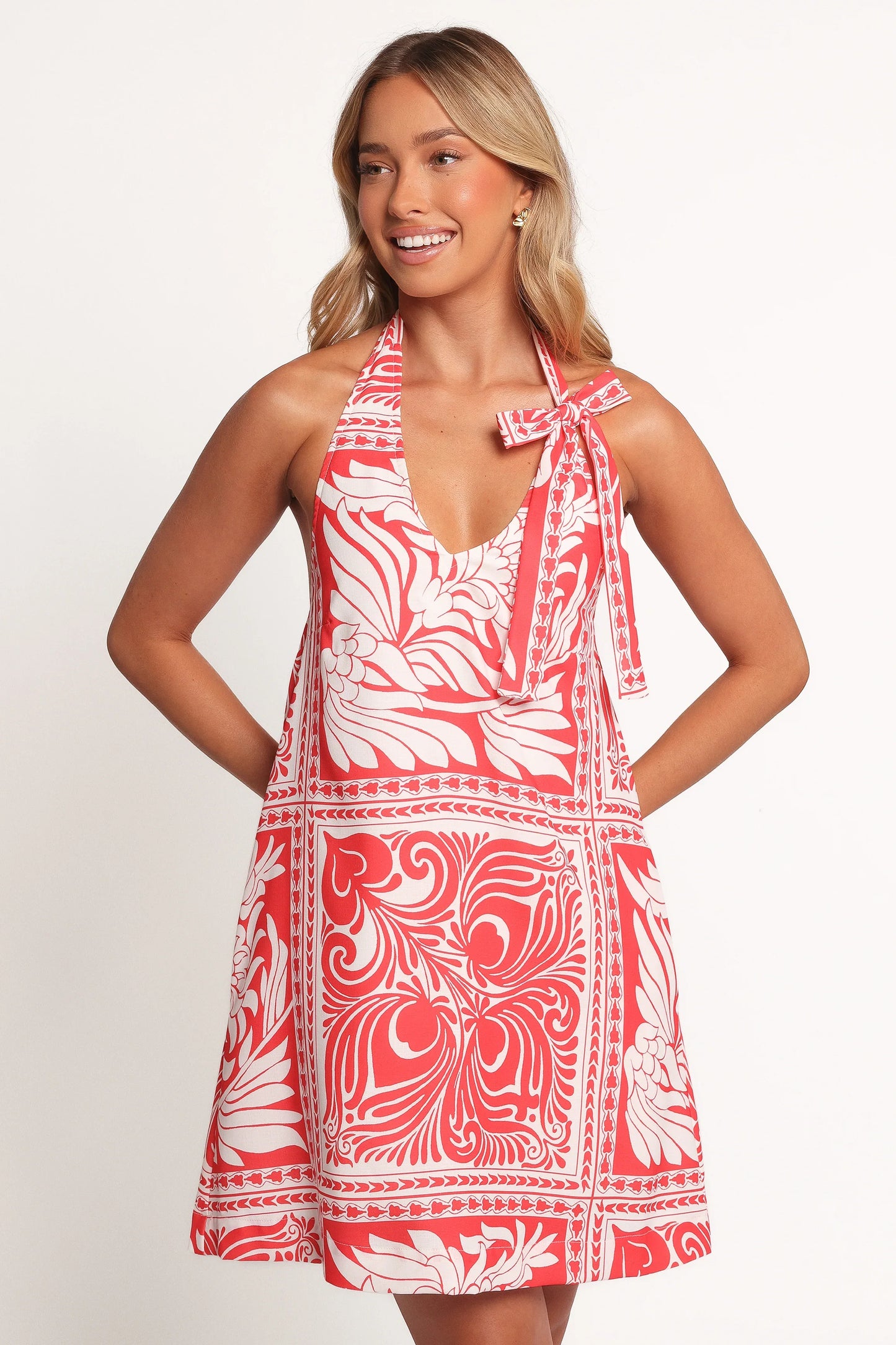 Nicoletta Mini Dress Red