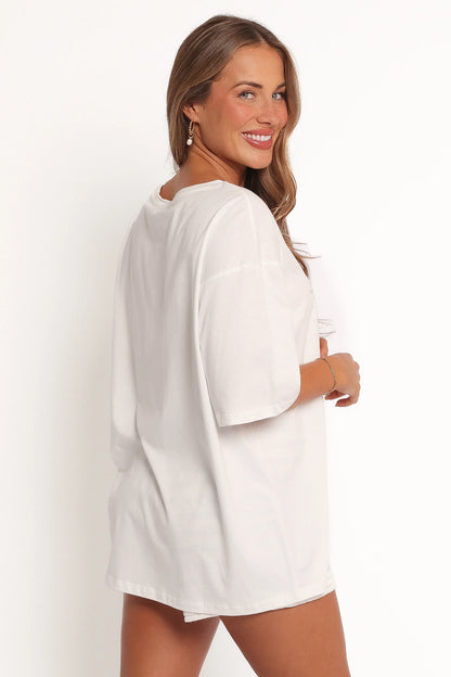 Mia Graphic Tee Golden Hour