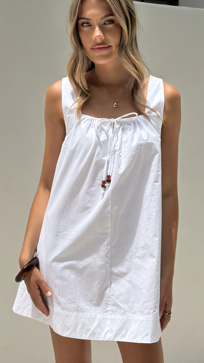 Kaia Mini Dress White