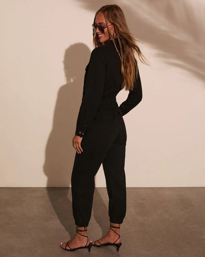 Rinko Tie Waist Jumpsuit