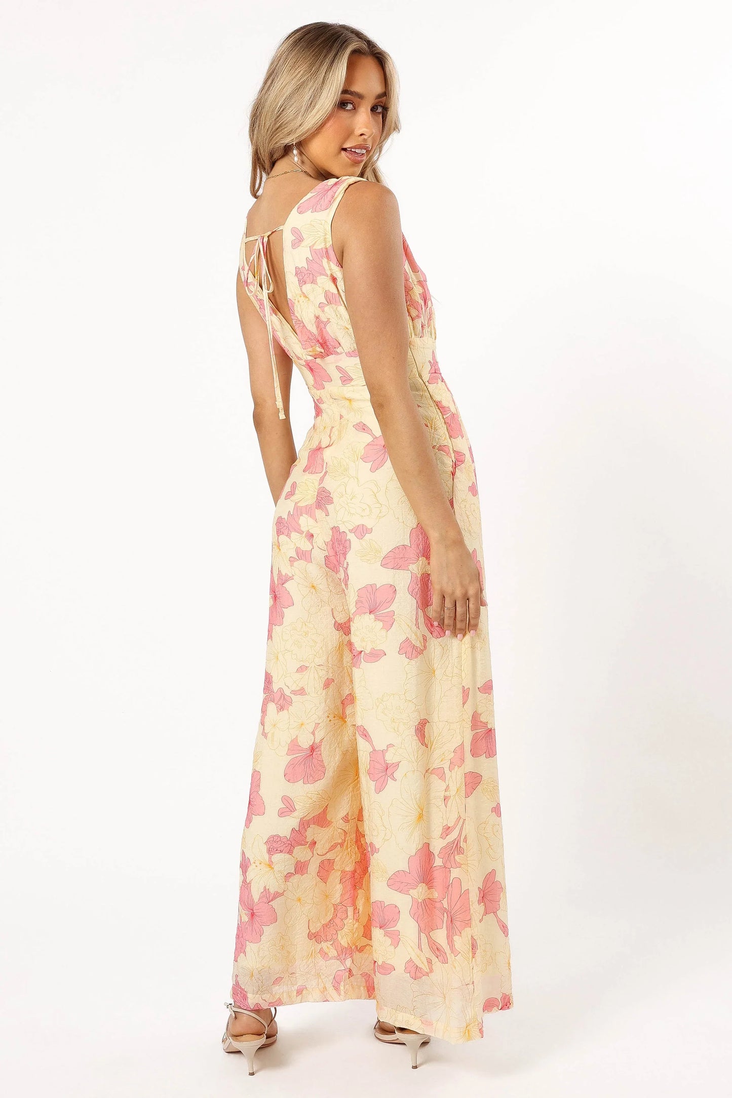 Halle Jumpsuit Yellow Pink