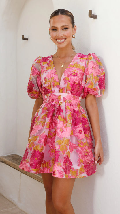 Abel Mini Dress Pink