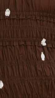 Vida Mini Dress Brown White Spot