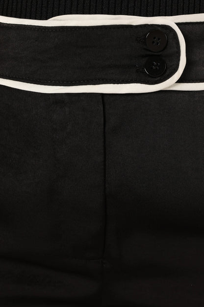 Uriah Wide Leg Pants Black