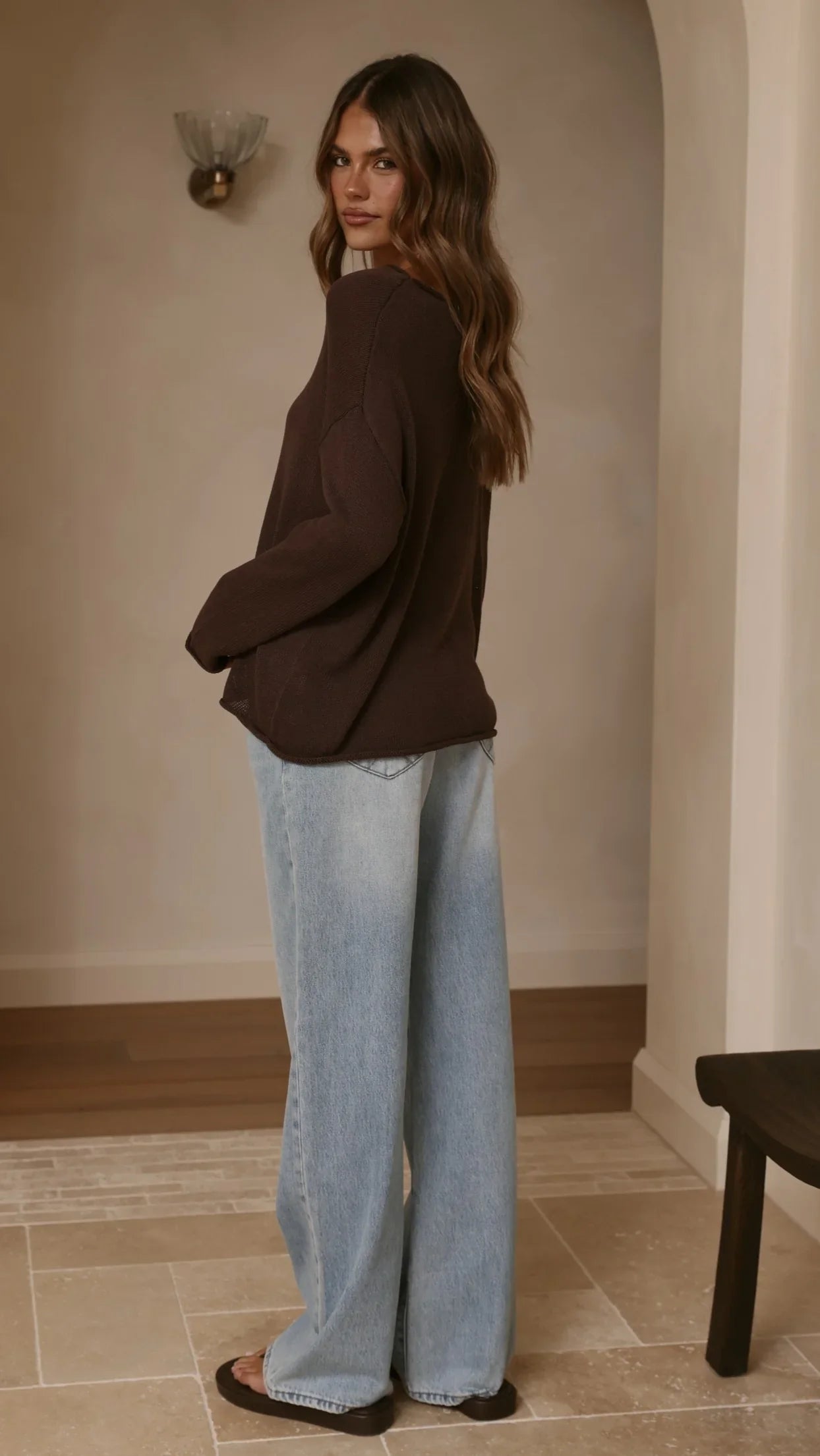 Lakoa Knit Top Chocolate