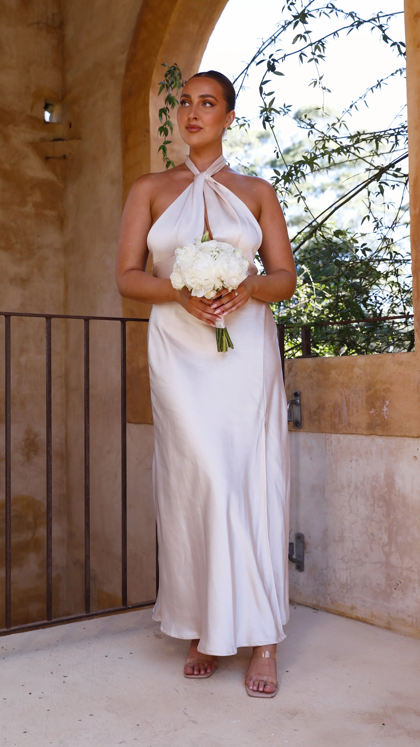 Amalia Maxi Dress Champagne