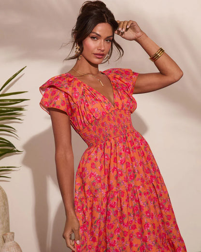 Sunbud Glow Floral Maxi Dress