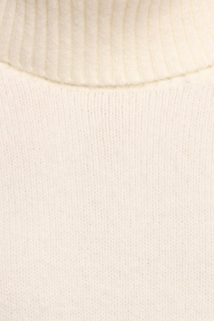 Bindy Cowlneck Knit Sweater White