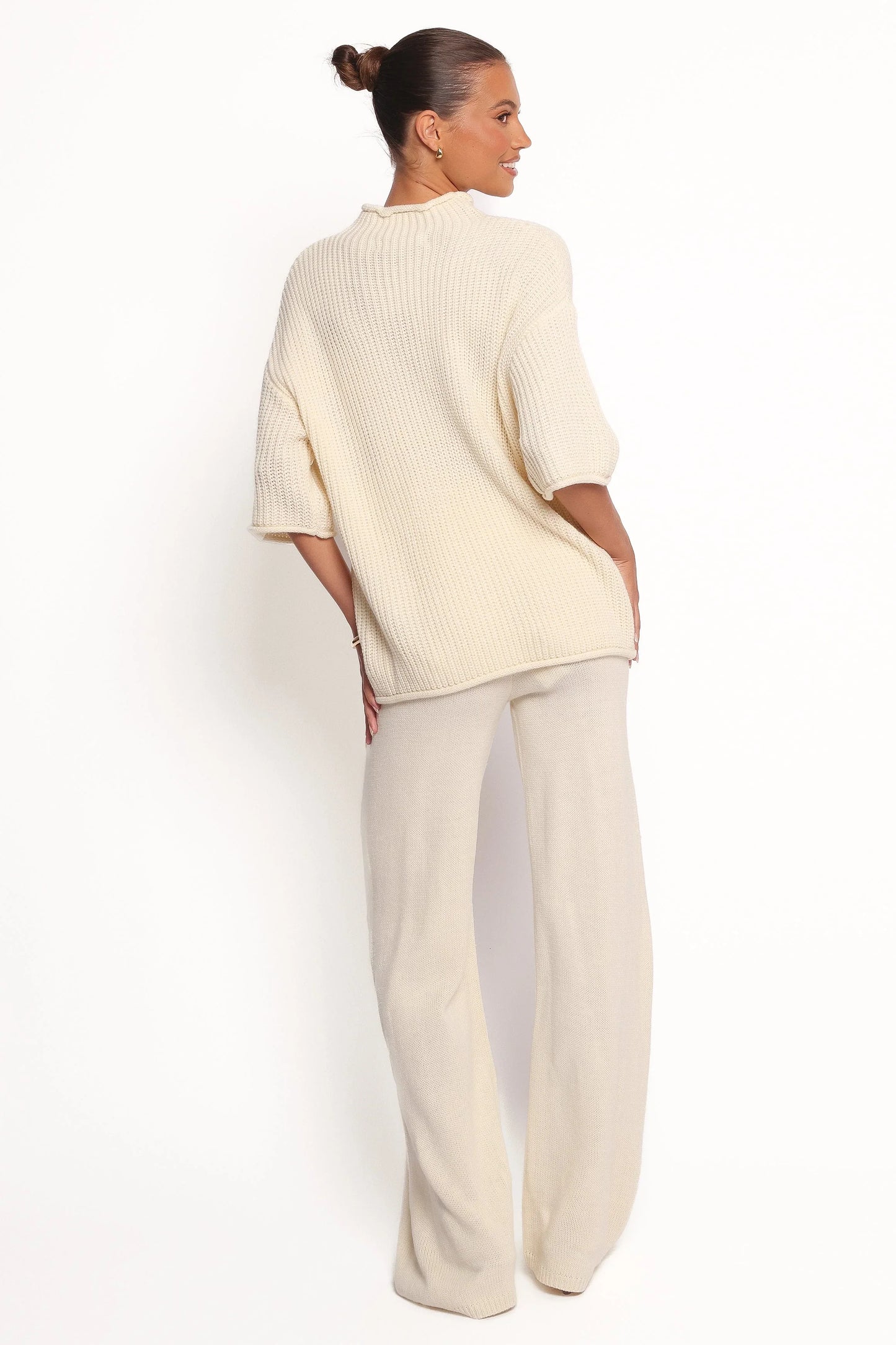 Remii Knit Pant Set Ivory