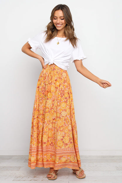 Nyasa Skirt Orange
