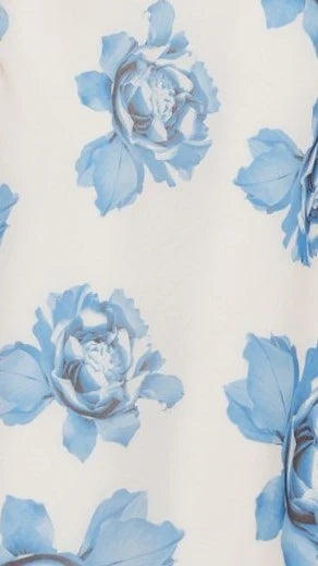 Amina Maxi Dress Blue Rose