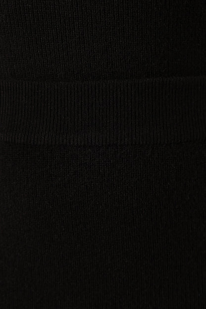 Tilbury Knitted Set Black