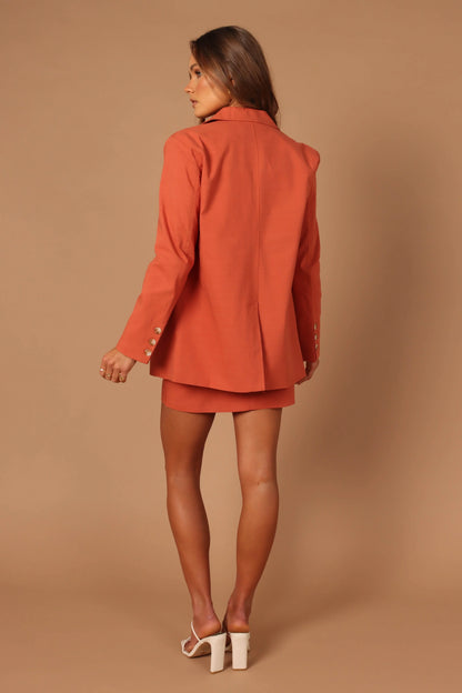 Manhattan Blazer Rust