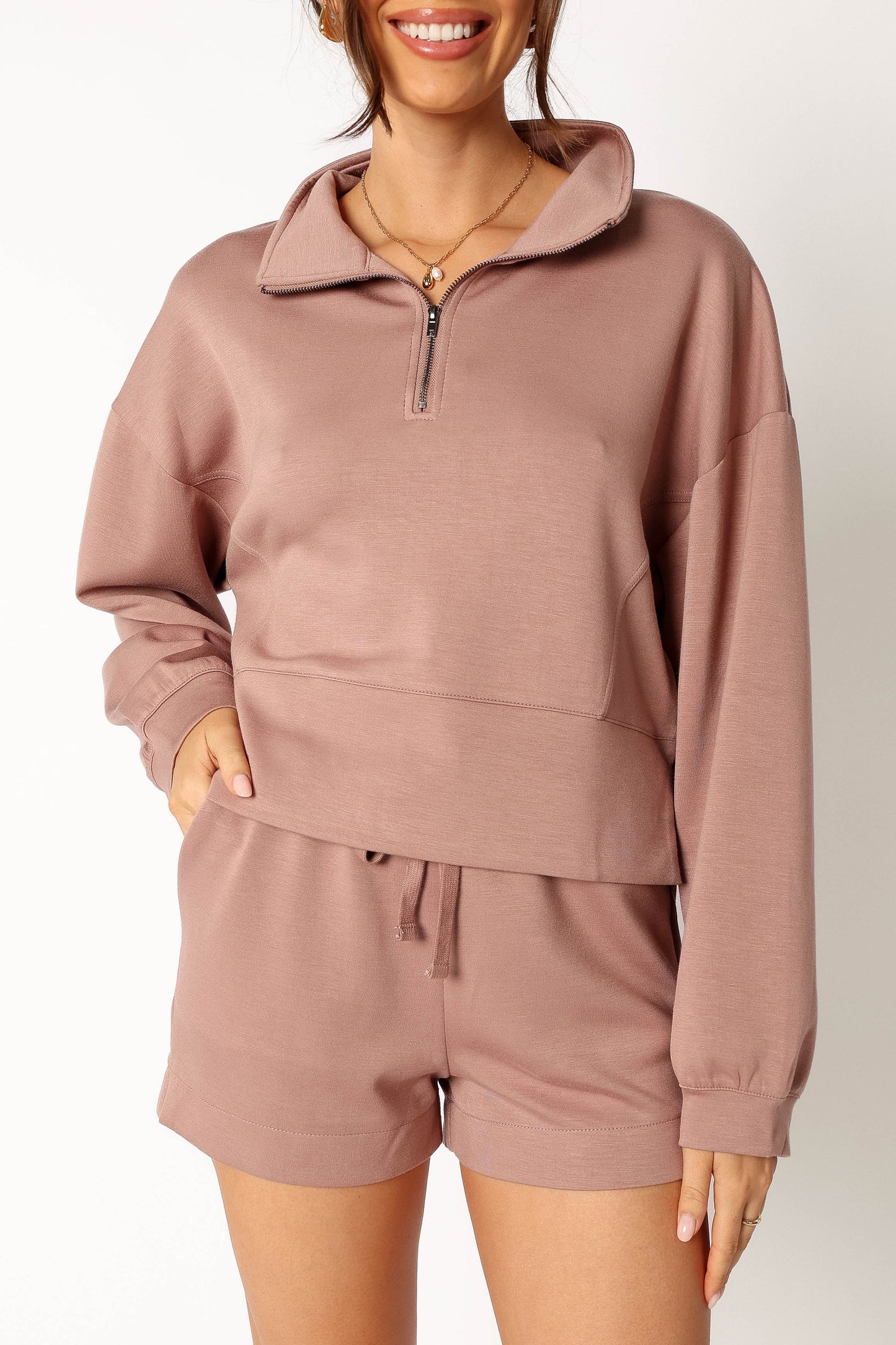 Paula Oversized Sweat Set Mocha