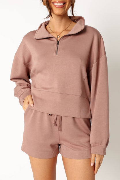 Paula Oversized Sweat Set Mocha
