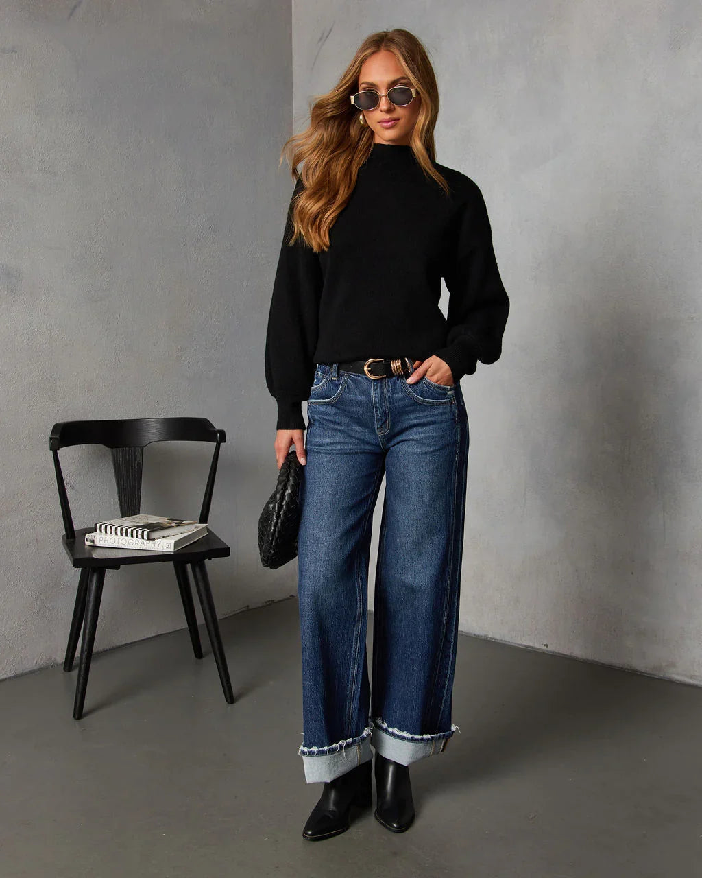 Amsterdam Mock Neck Sweater