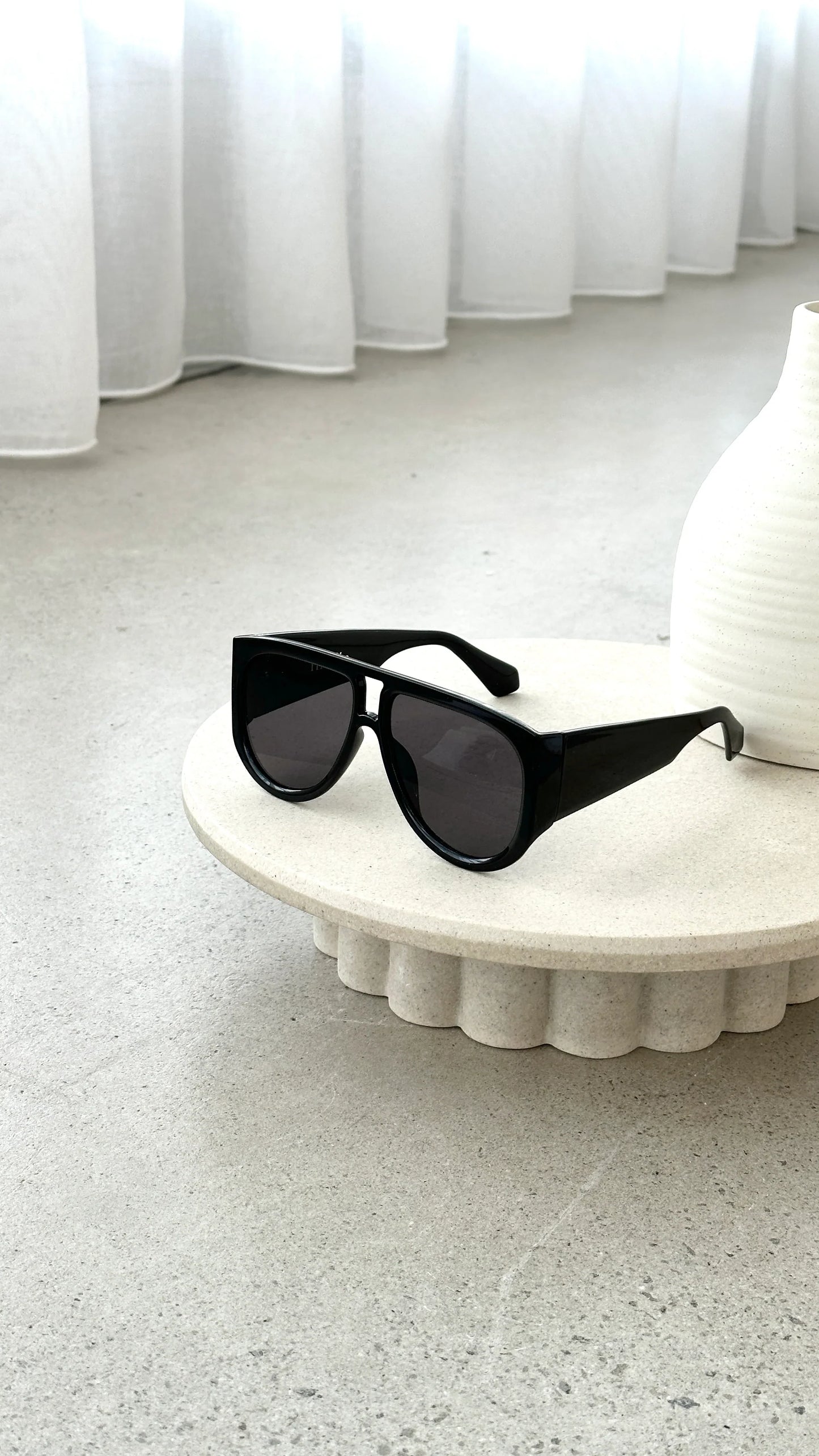 RC Shadow Aviator Sunglasses Black