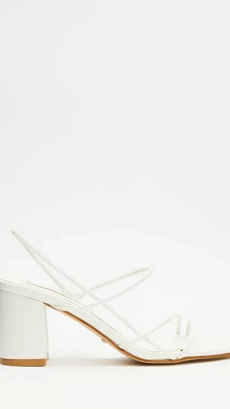 Yachi Heels White