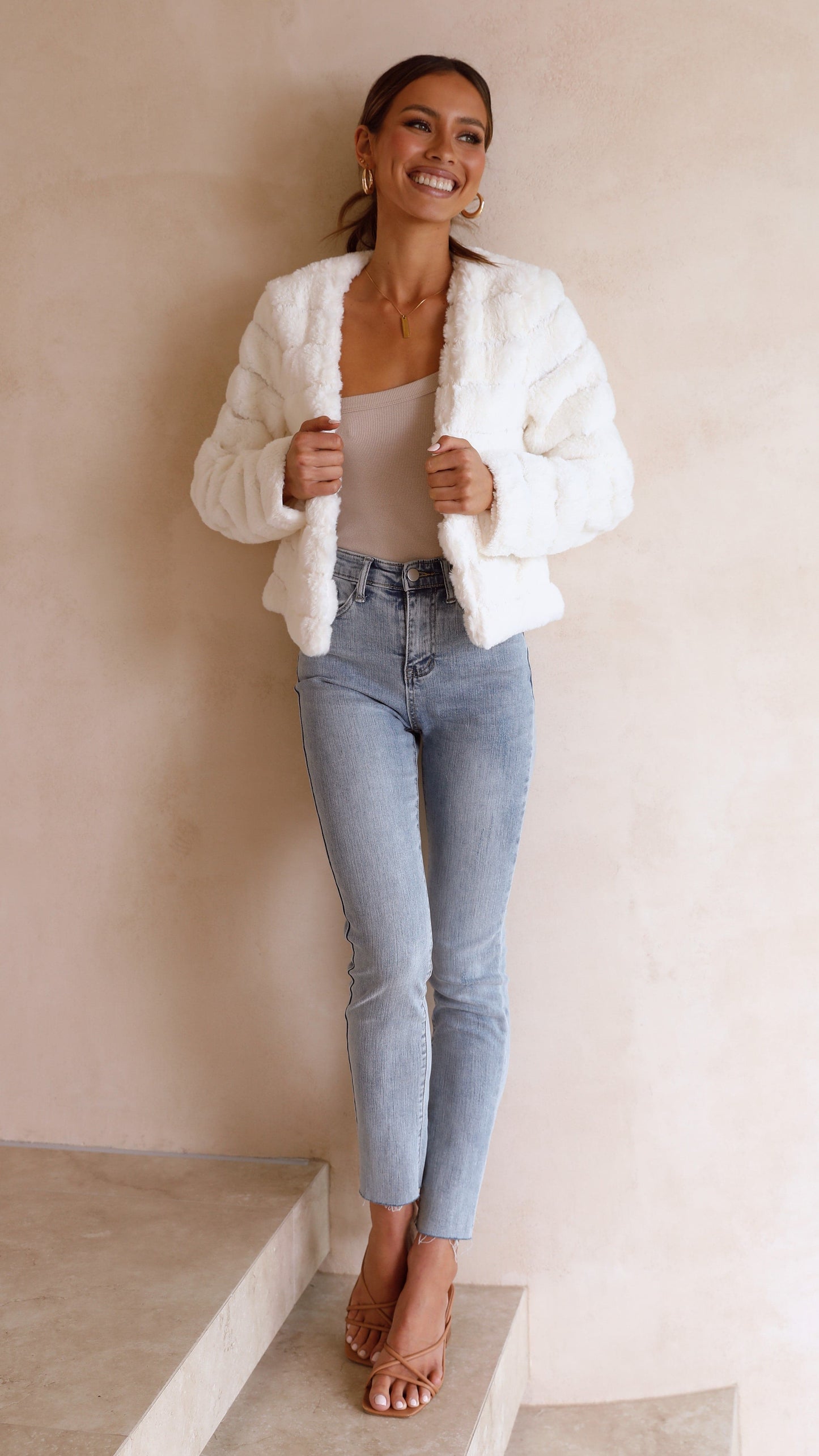 Tully Crop Jacket White