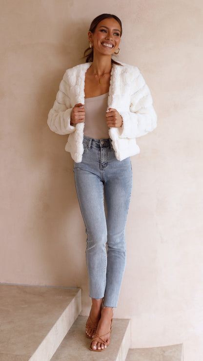 Tully Crop Jacket White