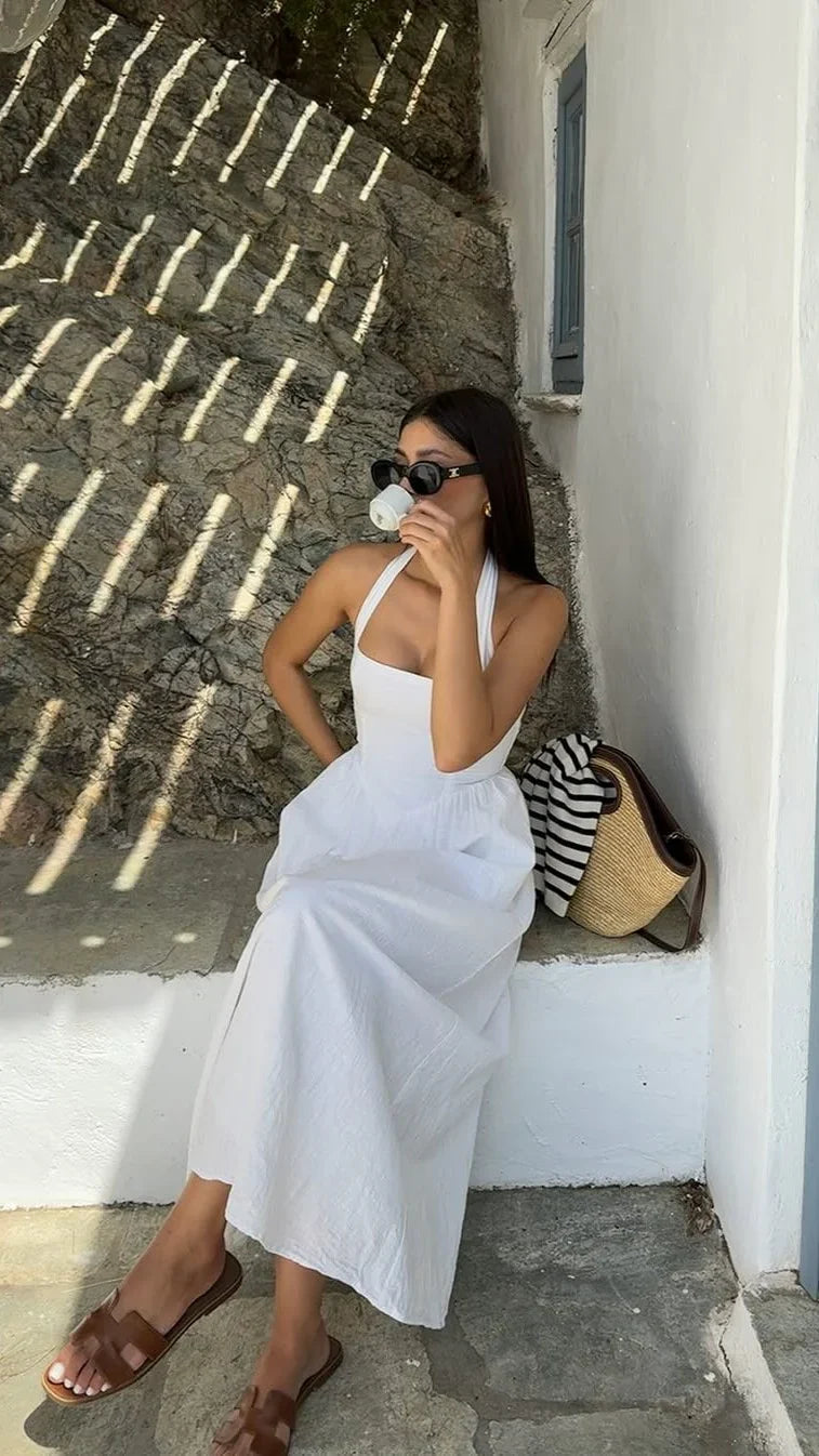 Caden Maxi Dress White