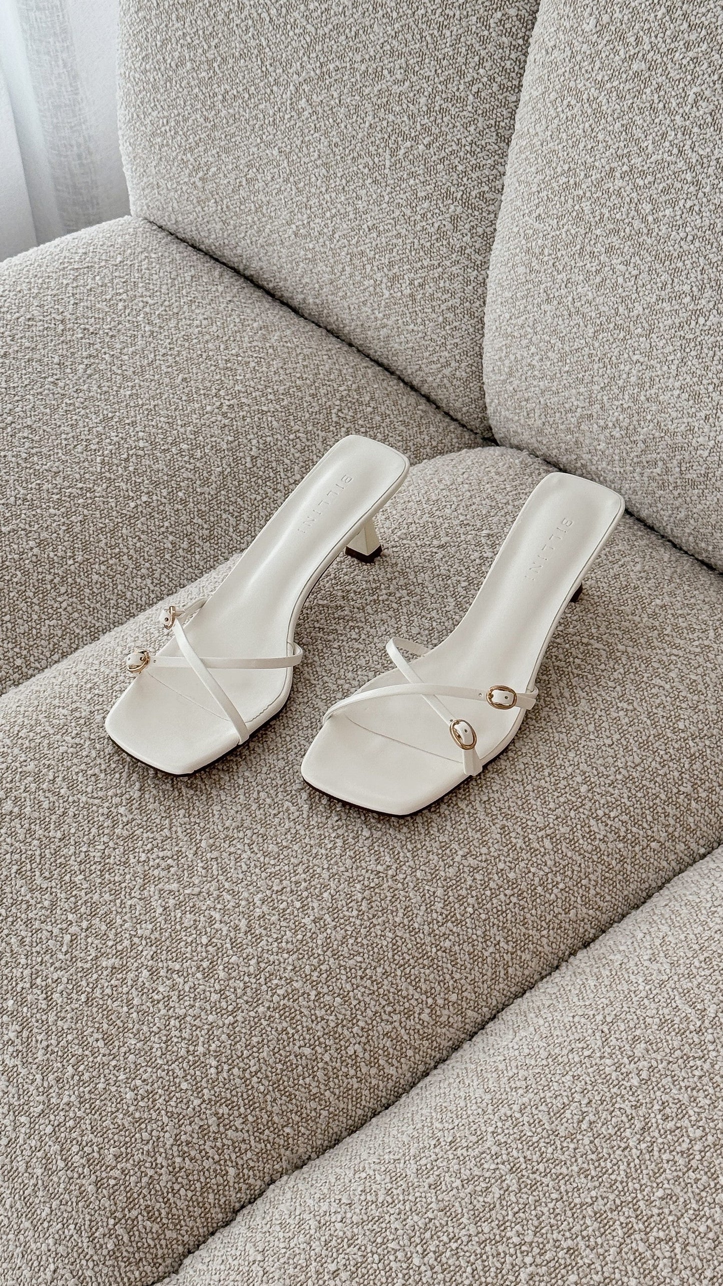 Tilo Heel White Shine