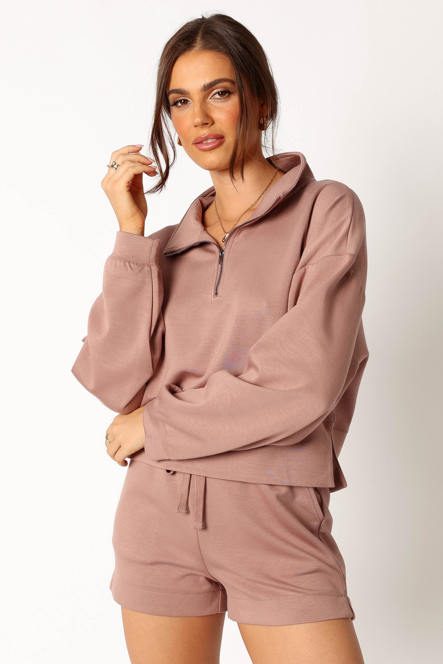 Paula Oversized Sweat Set Mocha