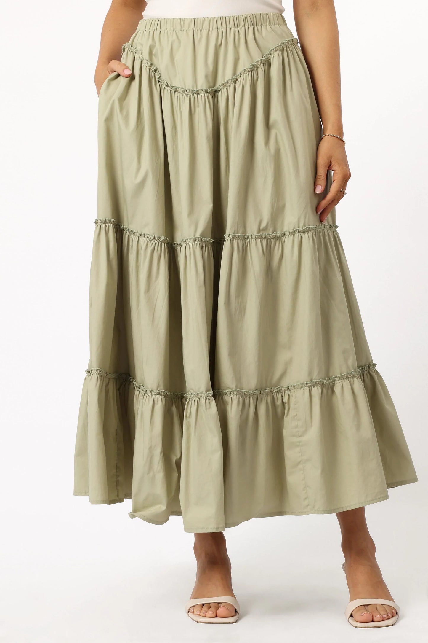 Somerset Midi Skirt Pistachio