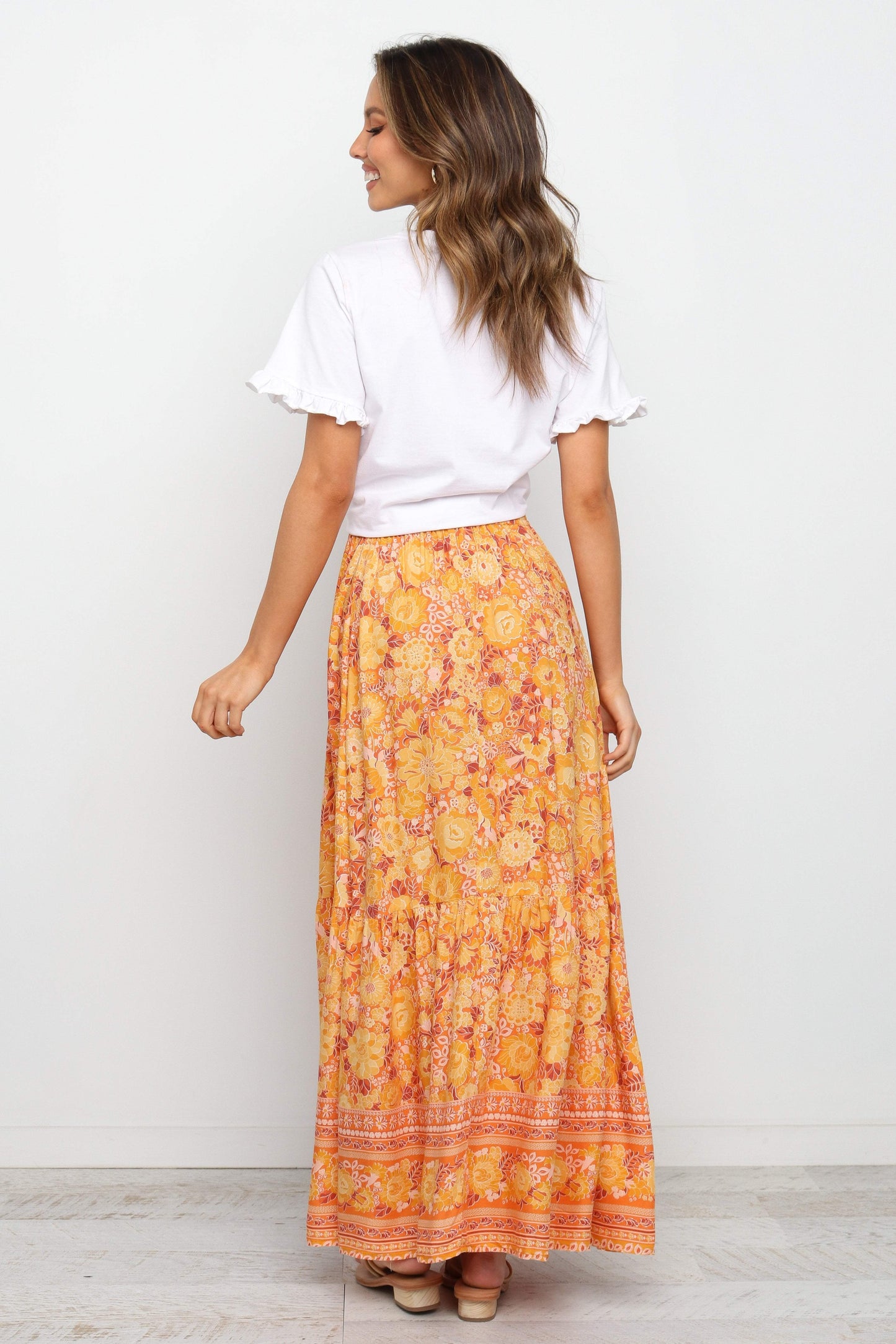 Nyasa Skirt Orange
