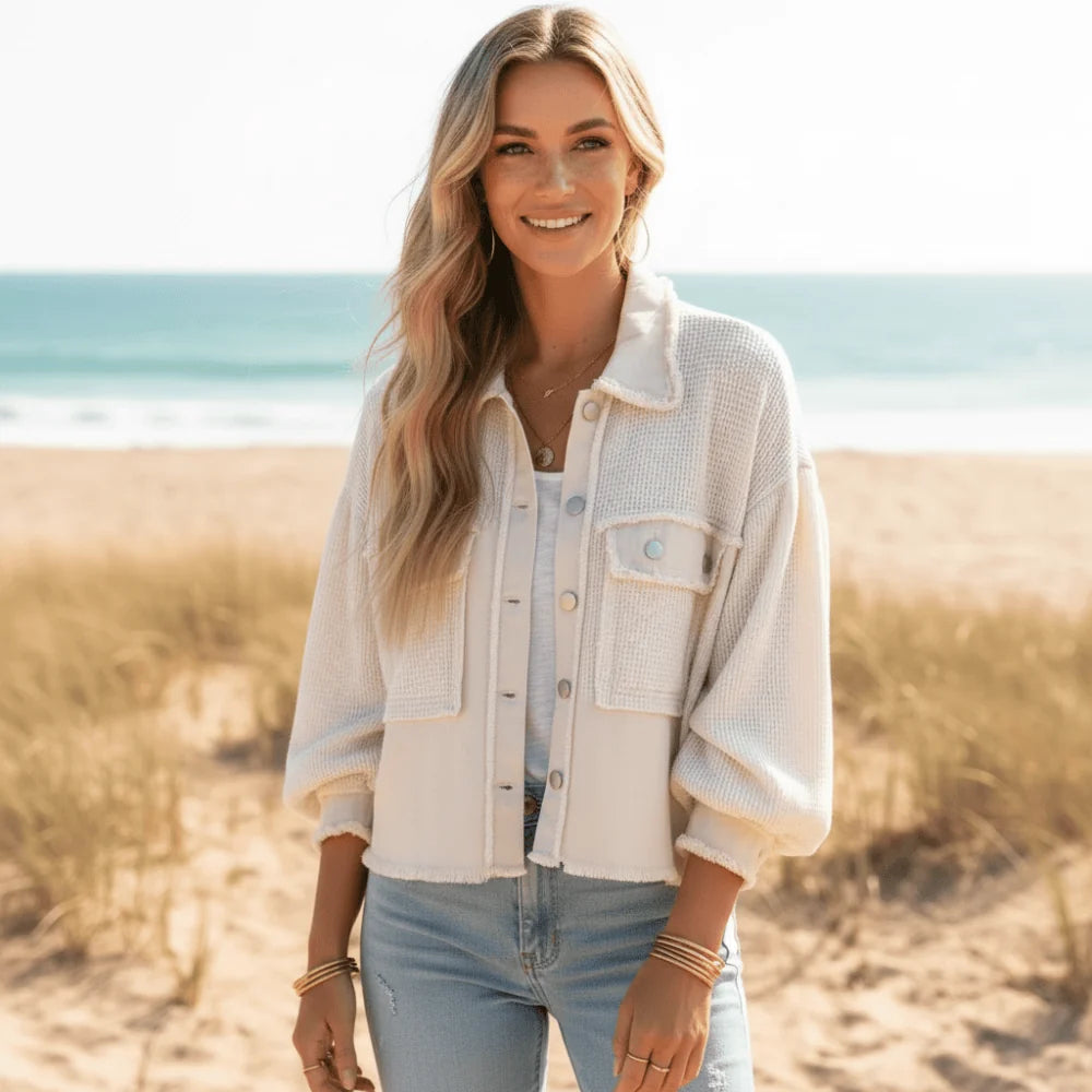 Distressed Frayed Boho Jacket