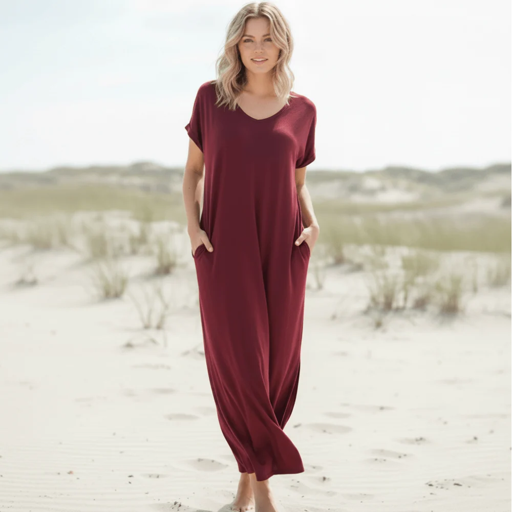 Casual T Shirt Maxi Dress
