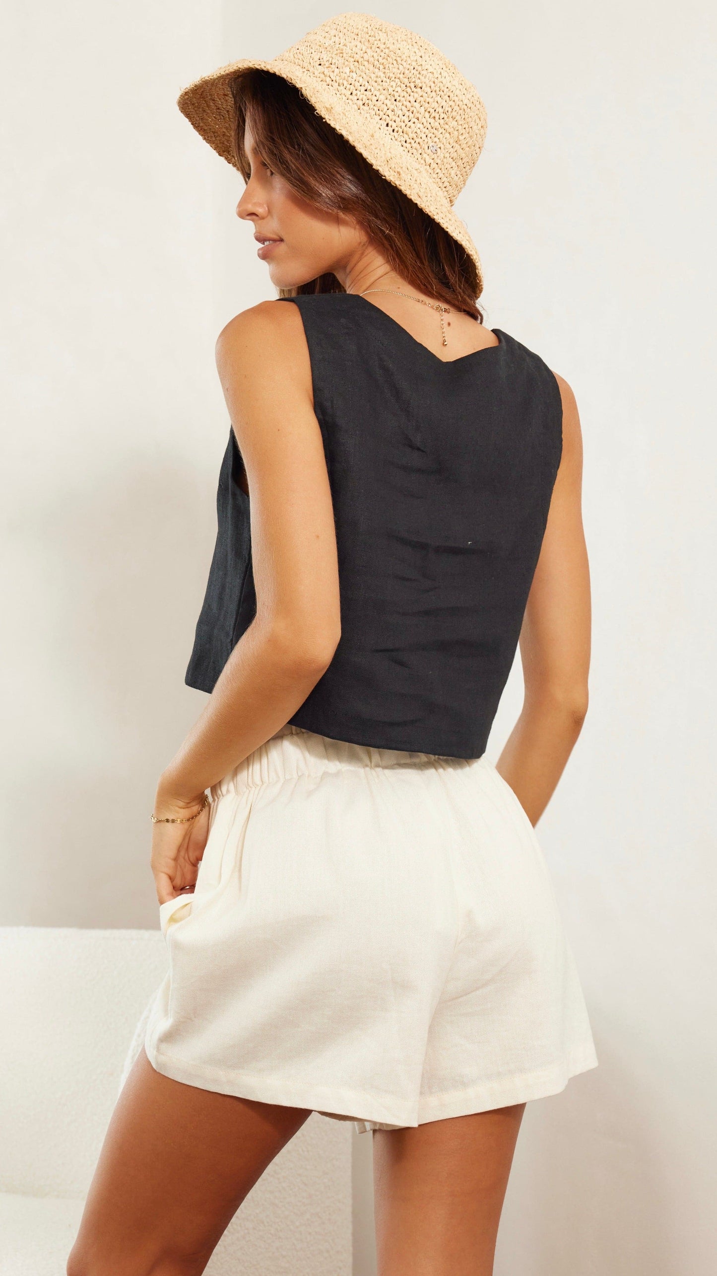 Tillie Crop Top Black