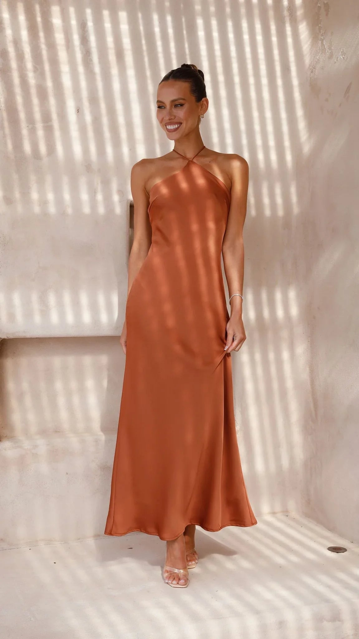 Chiara Maxi Dress Copper