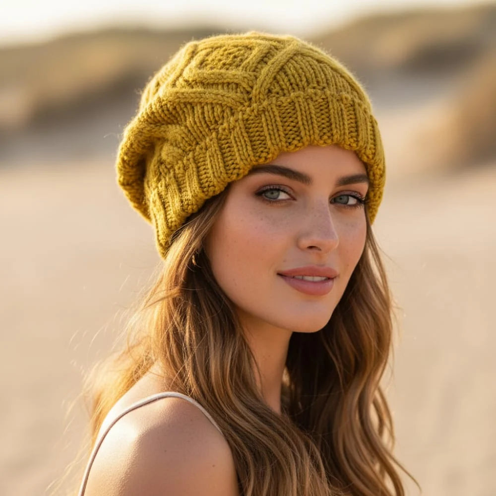 Knit Wool Beanie