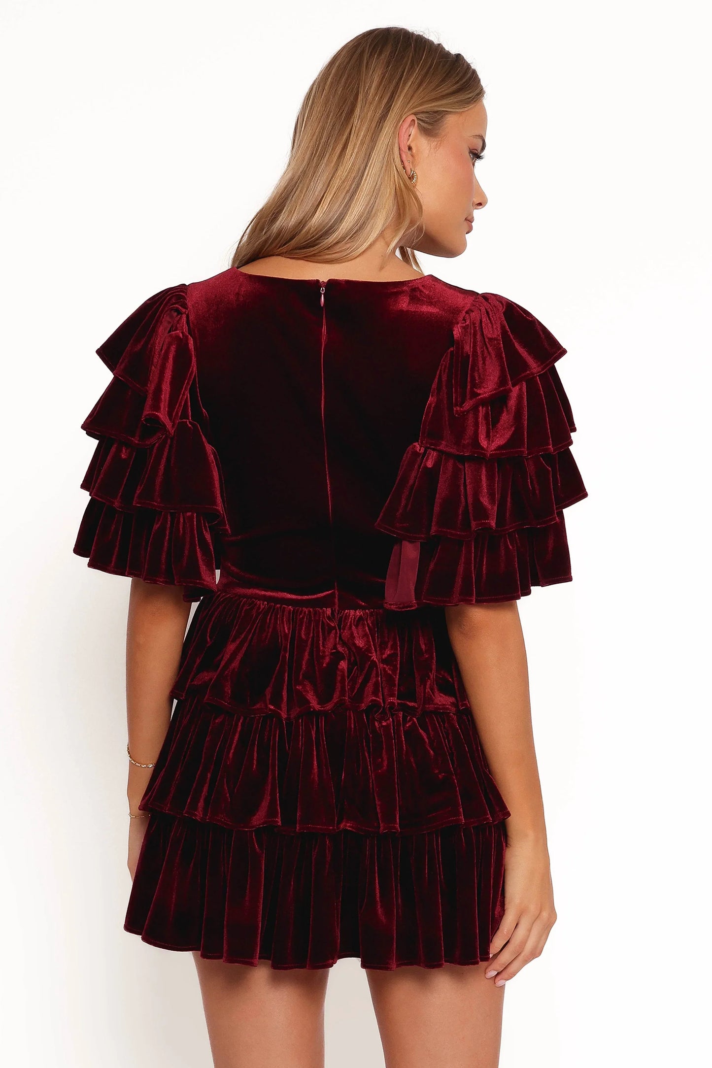 Agnes Mini Dress Wine