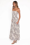 Parkway Maxi Dress Cream Shells