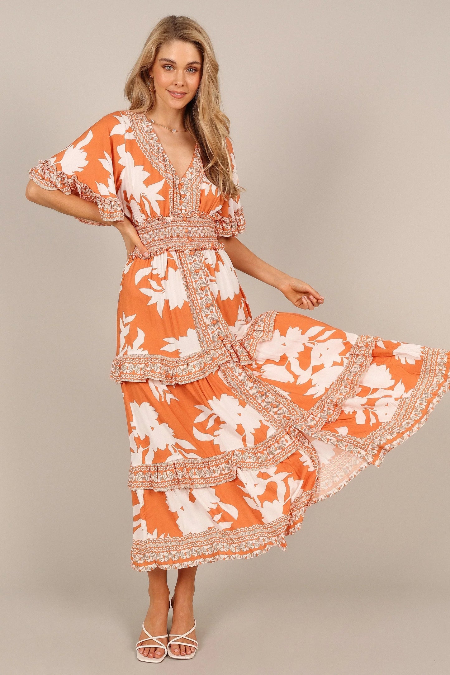 Silvio Maxi Dress Orange