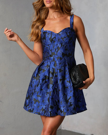 Isla Brocade Mini Dress