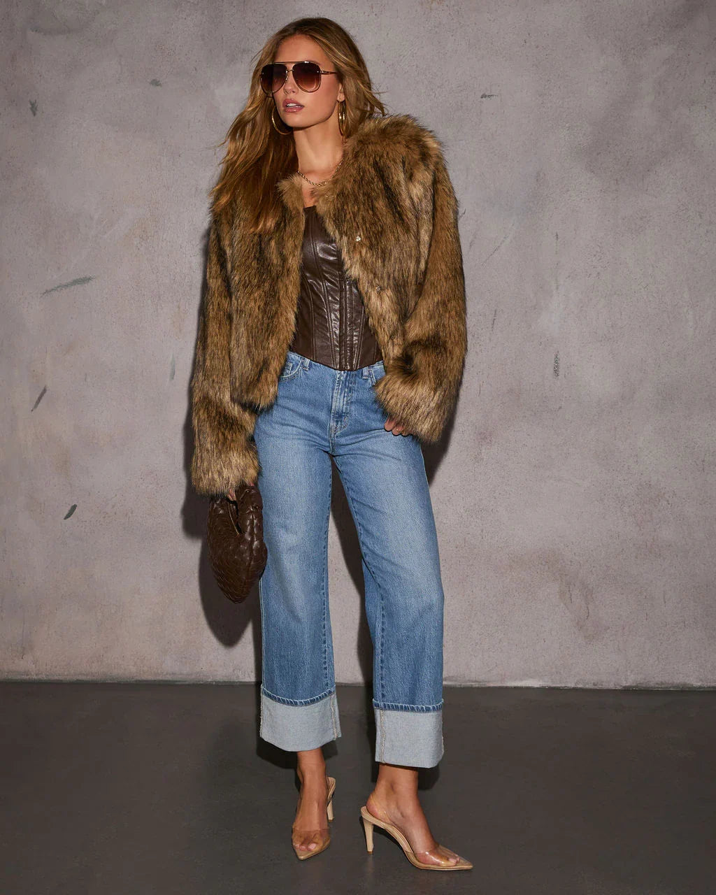 Hello Darling Faux Fur Coat