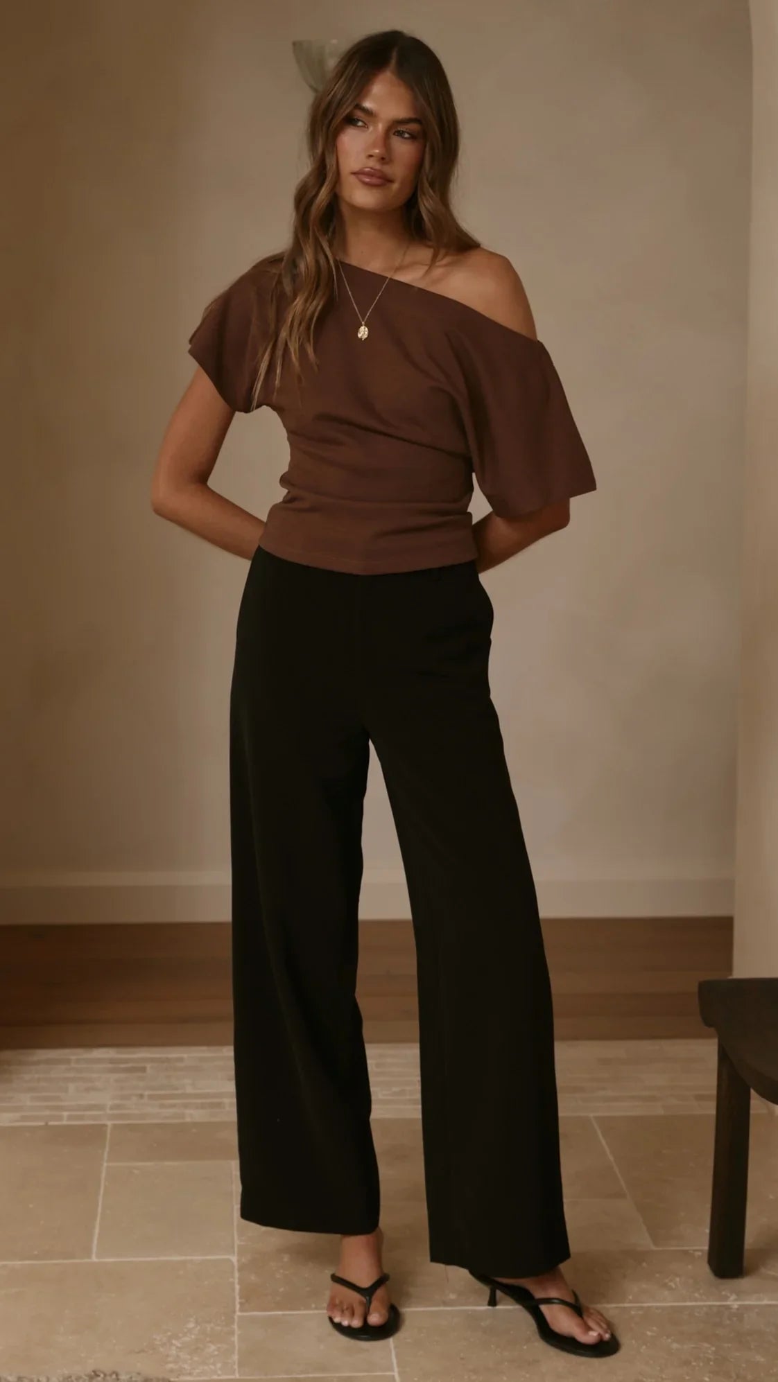 MVN Ady Wide Leg Pants Black