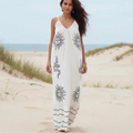 Boho Floral Maxi Sundress