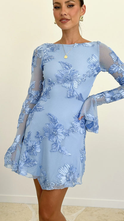 Lanesia Mini Dress Blue
