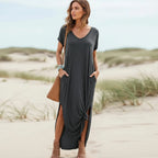 Casual T Shirt Maxi Dress