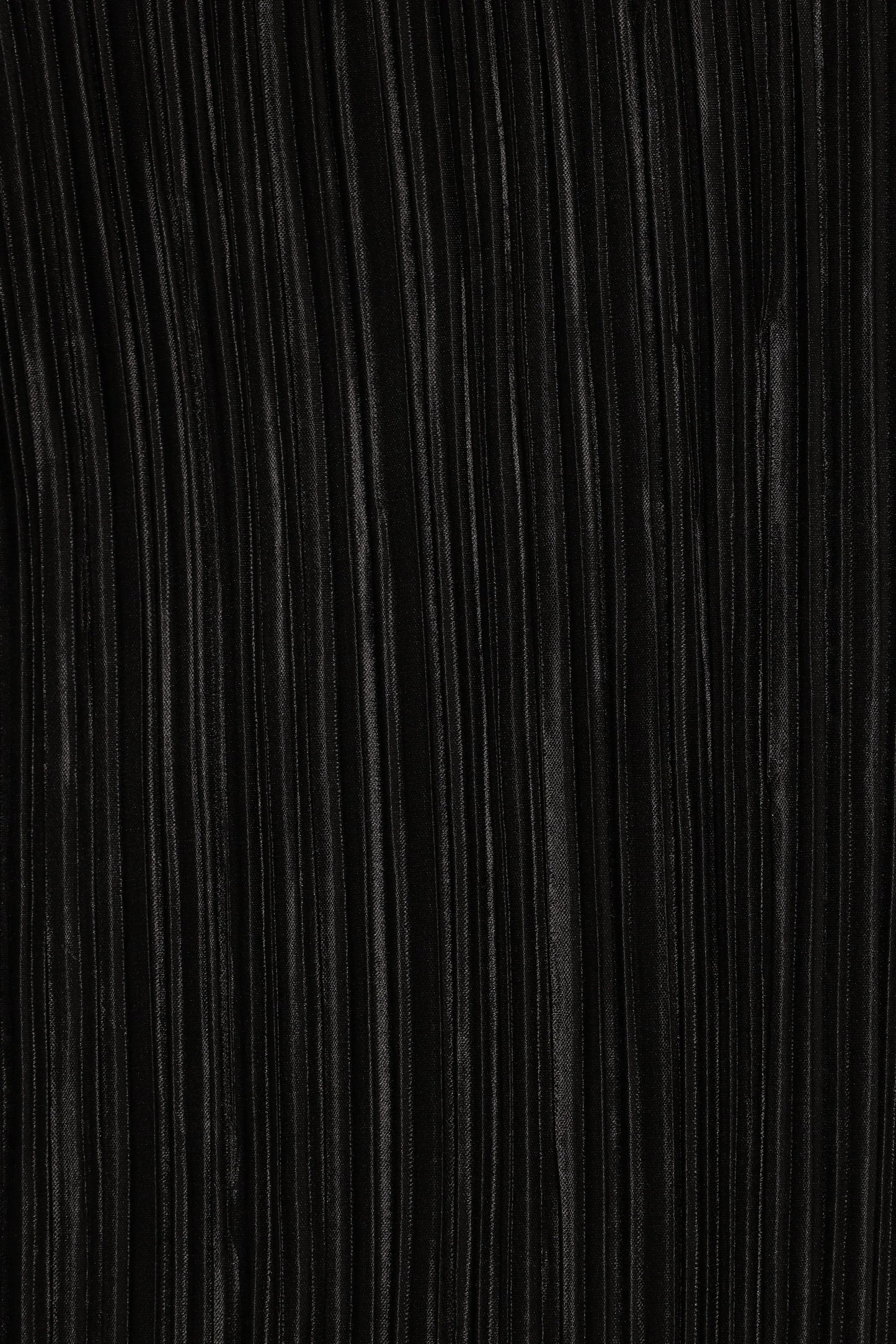 Melody Plisse Halter Maxi Dress Black