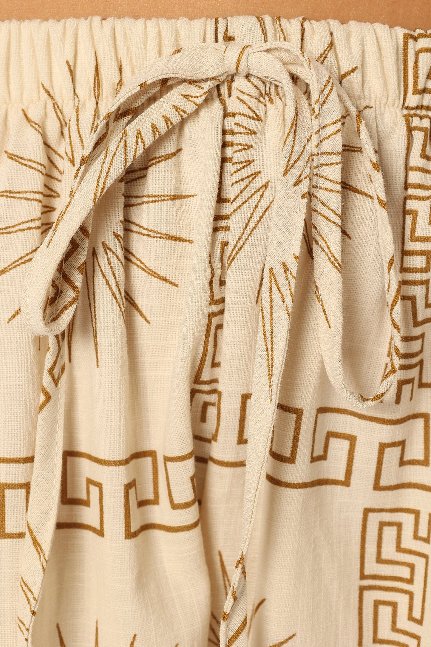 Penny Short Set Beige Print