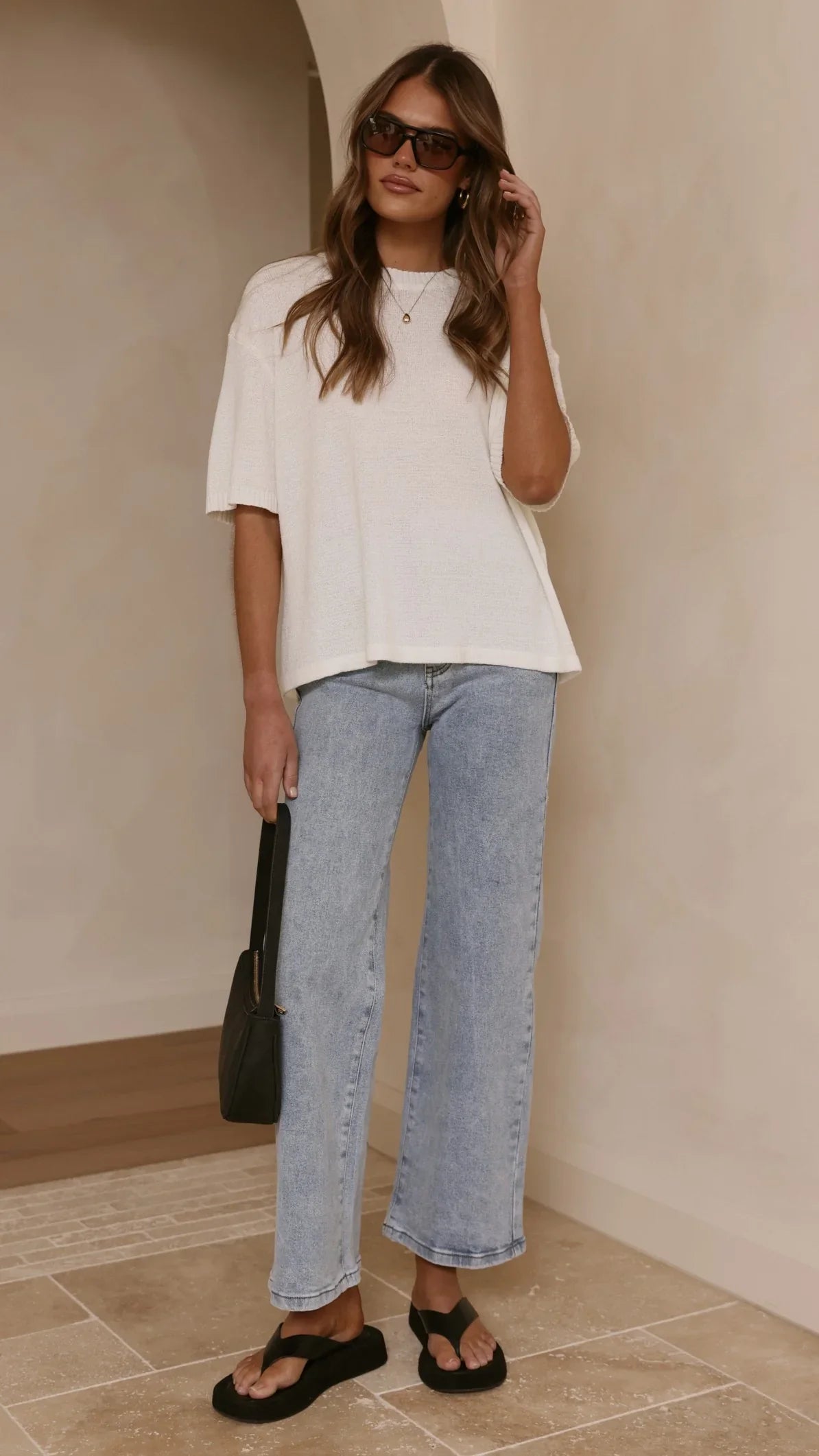Vinnie Straight Leg Jeans Light Blue